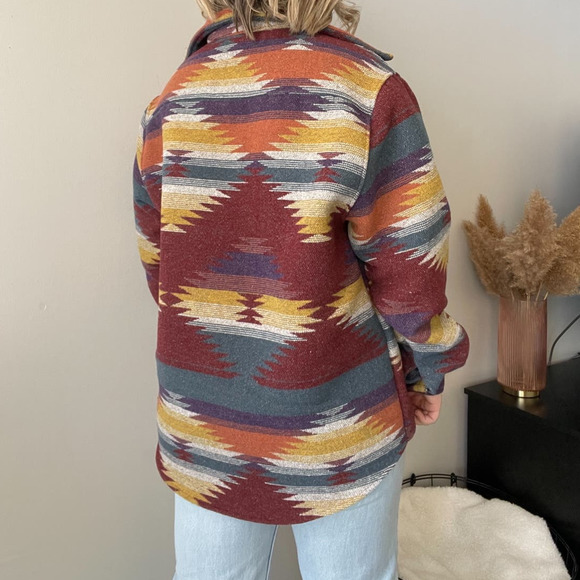 Rare Rfausntiy Rfantasy Aztec Jacket - Picture 4 of 5